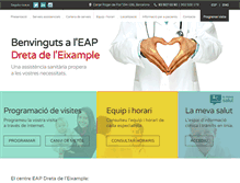 Tablet Screenshot of eapdretaeixample.cat